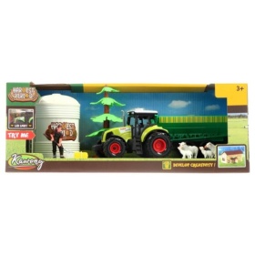 Vergroot Tractor Set Met Silo + Accessoires Licht+geluid B/o Tractor Set Met Silo + Accessoires Licht+geluid B/o