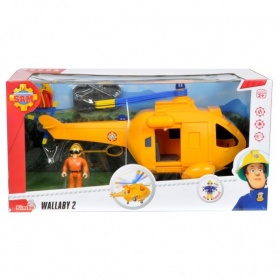 Vergroot Helicopter Brandweerman Sam + Figuur Helicopter Brandweerman Sam + Figuur