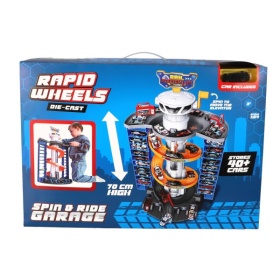 Vergroot Rapid Wheels Garage Toren Opberg Voor 40+ Auto's Incl. Auto Rapid Wheels Garage Toren Opberg Voor 40+ Auto's Incl. Auto