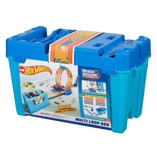 Hot Wheels Track Builder Looping Challenge - Racebaan