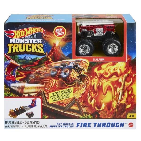 Hot Wheels Monstertruck Fire Through
