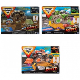 Vergroot Monster Jam Monster Dirt Deluxe set 1:64 Monster Jam Monster Dirt Deluxe set 1:64