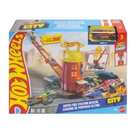 Hotwheels City Super Brandweer Station Speelset