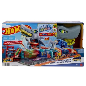 Vergroot Hot Wheels City Ultra Shark Car Wash Hot Wheels City Ultra Shark Car Wash