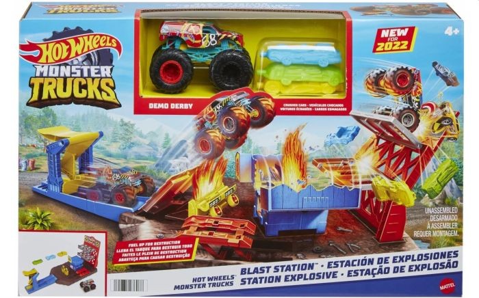 Hot Wheels Monster Trucks Blast Station S22 Media Driver