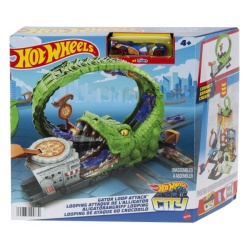 Vergroot de afbeelding Hot Wheels City Gator Loop Attack Speelset
