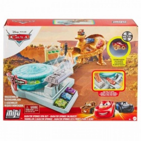 Vergroot Cars Mini Radiator Springs Spin Out Speelset Cars Mini Radiator Springs Spin Out Speelset