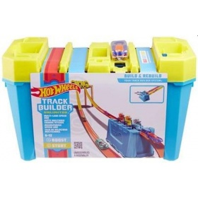 Vergroot Hot Wheels Track Builders Snelheidsset met Meerdere Banen Hot Wheels Track Builders Snelheidsset met Meerdere Banen