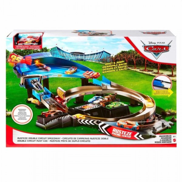Cars Rusteze 95 Boosted Race Track Speelset