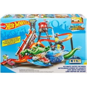 Vergroot Hot Wheels Ultimate Gator Car Wash Hot Wheels Ultimate Gator Car Wash