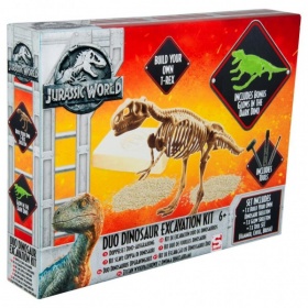Vergroot Jurassic World Duo Dinosaurus Opgravingskit Jurassic World Duo Dinosaurus Opgravingskit