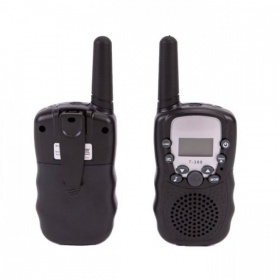 Vergroot Walkie Talkie 3 Kilometer Zwart Walkie Talkie 3 Kilometer Zwart