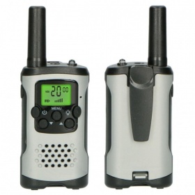 Vergroot Alecto Walkie Talkie 5km Grijs/Zwart Alecto Walkie Talkie 5km Grijs/Zwart