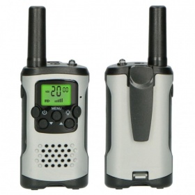 Alecto Walkie Talkie 5km Grijs/Zwart