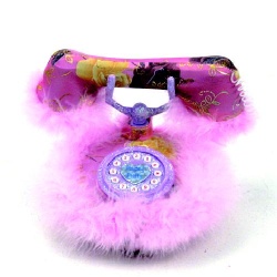 Telefoon prinsess met bont