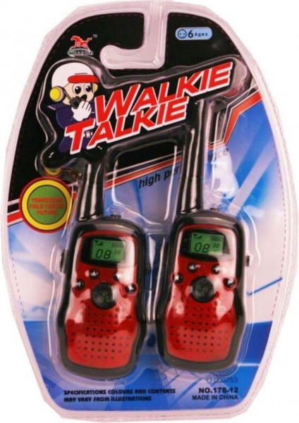Walkie Talkie 80 meter Rood
