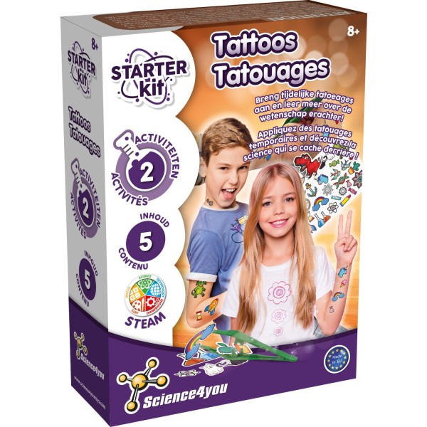 Wetenschap Tattoo Starter Set