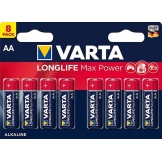 Batterij AA 8x Varta Alkaline Max Power