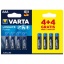 Varta Batterij AAA 4+4 Alkaline Longlife Power