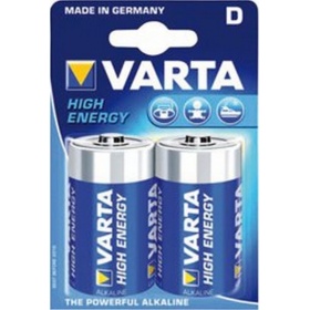 Batterij alkaline d 2x varta