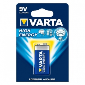 Vergroot Batterij Alkaline 9 Volt Varta Batterij Alkaline 9 Volt Varta