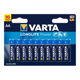 Vergroot Batterij 10x High Energy AA Varta alkaline Batterij 10x High Energy AA Varta alkaline
