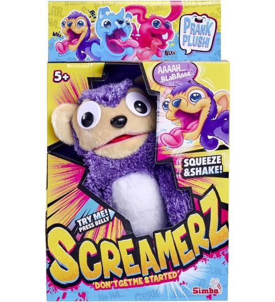 Simba Pluche Prank Screamerz Aap Paars