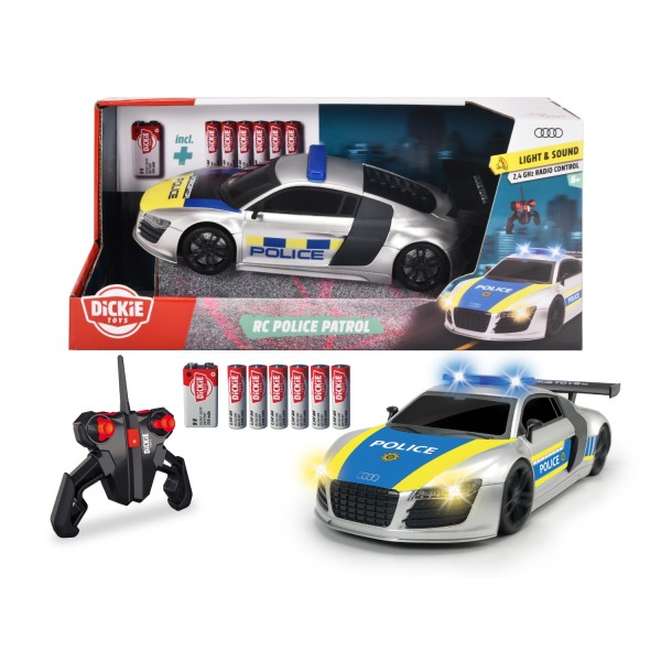 Dickie Radiografisch Bestuurbare Auto Police Patrol