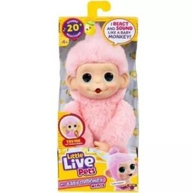 Little Live Pets My Baby Mini Monkey Luna Lemon Roze