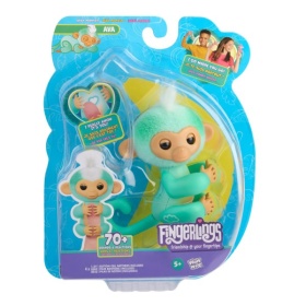 Vergroot Fingerlings 2.0 Basic Monkey Teal - Sage Fingerlings 2.0 Basic Monkey Teal - Sage