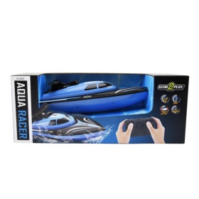 Vergroot Radio Controlled Speedboot Rood of Blauw Radio Controlled Speedboot Rood of Blauw