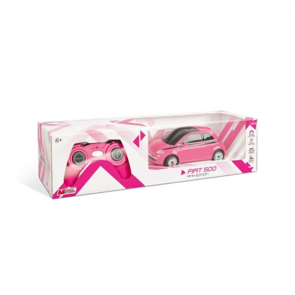 Radiografisch bestuurbare auto R/C Fiat 500 Pink 1 24