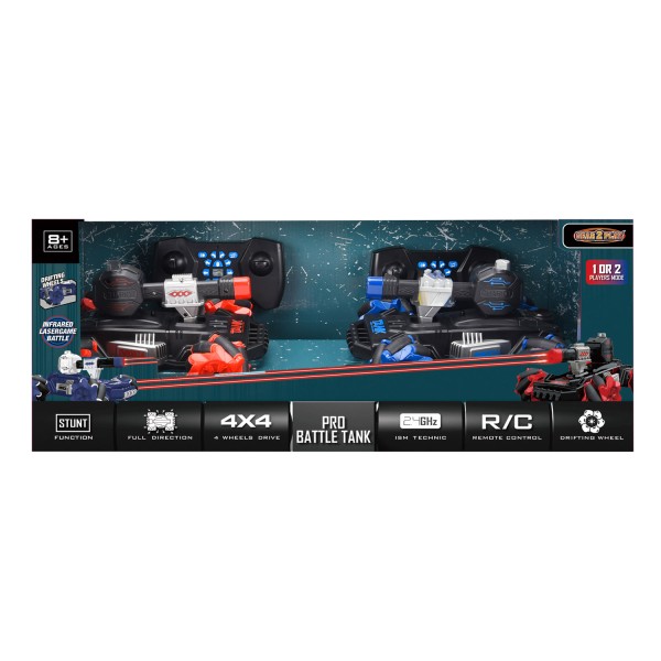 Bestuurbare Auto Duo Stunt Tank Set Gear2Play