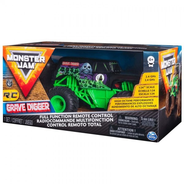 mout had het niet door Verrassend genoeg Radiografisch Bestuurbare auto R/C Monster Jam 1:24 Gravedigger