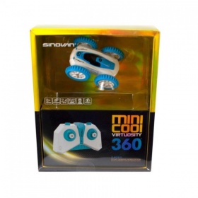 Vergroot Radiografische Auto RC Mini Stunt Racer Blauw Radiografische Auto RC Mini Stunt Racer Blauw