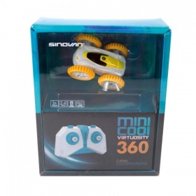 Vergroot Radiografische auto R/C Mini Stunt Racer Geel Radiografische auto R/C Mini Stunt Racer Geel