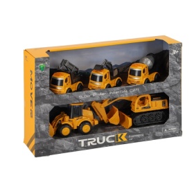 Vergroot Bouwvoertuigen Set 5 Stuks Bouwvoertuigen Set 5 Stuks