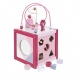 Jipy Activiteiten Kubus Hout Roze