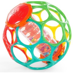 Oball Big Rollin Rainstick Rattle