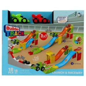 Vergroot Racebaan Formule 1 Pre School Met 2 Auto's Racebaan Formule 1 Pre School Met 2 Auto's