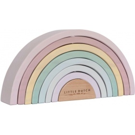 Vergroot Little Dutch Houten Regenboog Roze Little Dutch Houten Regenboog Roze