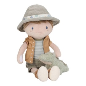 Vergroot Little Dutch Knuffelpop Jim Safari Friends Little Dutch Knuffelpop Jim Safari Friends