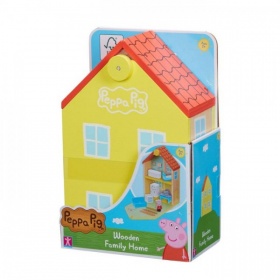 Vergroot Peppa Pig Houten Familiehuis + Accessoires Peppa Pig Houten Familiehuis + Accessoires