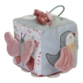Vergroot Little Dutch Activiteitenkubus Flowers & Butterflies Little Dutch Activiteitenkubus Flowers & Butterflies