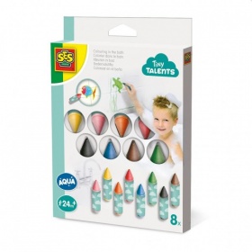 Vergroot Ses Tiny Talents Kleuren in Bad 8 Stuks Ses Tiny Talents Kleuren in Bad 8 Stuks