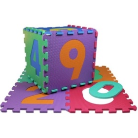 Vergroot Jolly Toddler XL Puzzelmat Foam met Cijfers Jolly Toddler XL Puzzelmat Foam met Cijfers