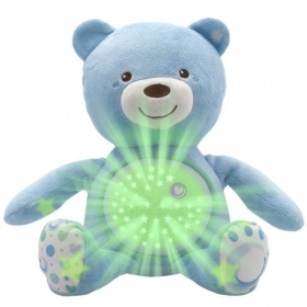 Vergroot Chicco Knuffel Projector Baby Bear First Dreams BLAUW Chicco Knuffel Projector Baby Bear First Dreams BLAUW