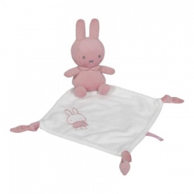 Vergroot Nijntje Knuffeldoekje Roze Babyrib Nijntje Knuffeldoekje Roze Babyrib