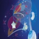 Chicco Mobile Magic star blauw