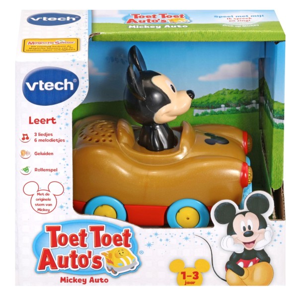VTech Toet Toet auto: Disney Mickey auto bruin 12,7 cm